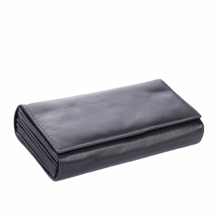 Aktovka z pravej kože Waiter Wallet with RFID Protection Double Buckle