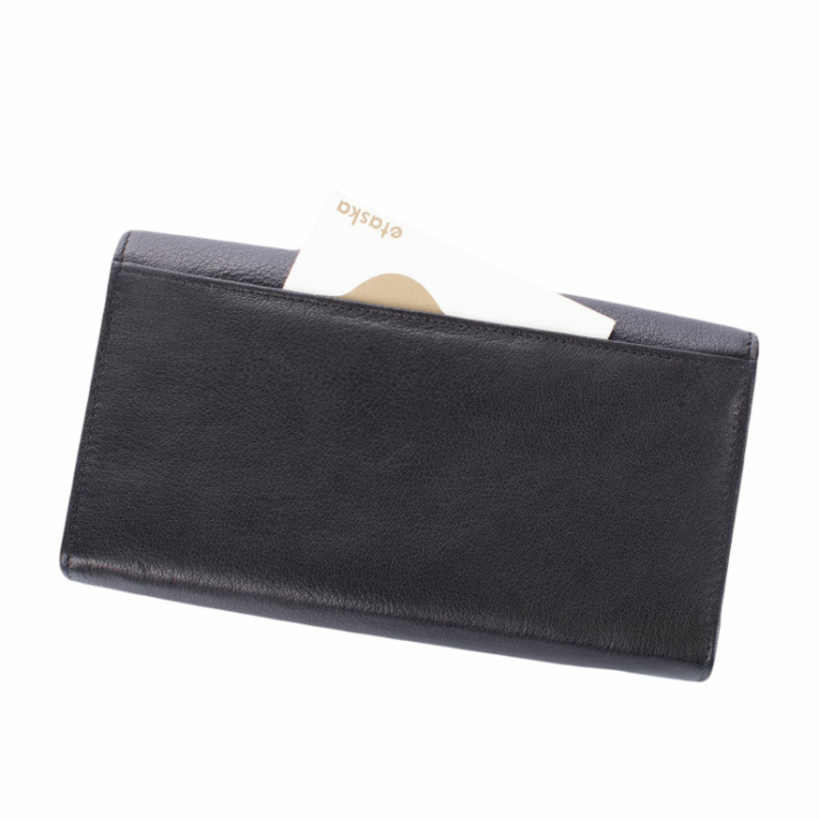 Aktovka z pravej kože Waiter Wallet with RFID Protection Double Buckle