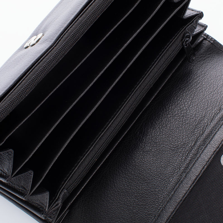 Aktovka z pravej kože Waiter Wallet with RFID Protection Double Buckle