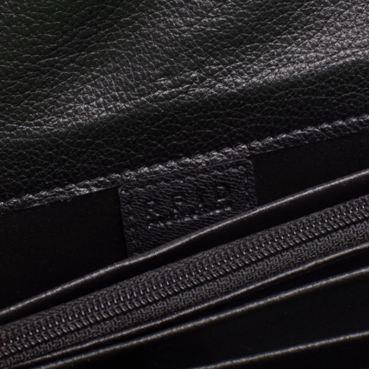 Aktovka z pravej kože Waiter Wallet with RFID Protection Double Buckle