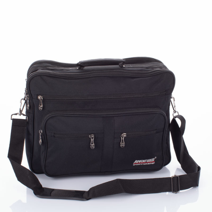 Pánska taška cez rameno AdventureR Black AT515-black