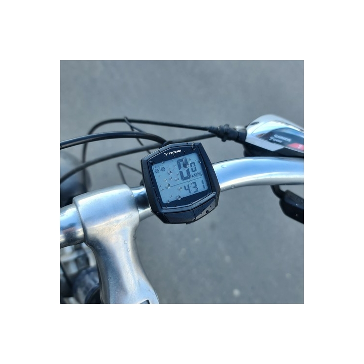 MULTIFUNKČNÝ POČÍTAČ NA BICYKEL SO SVETLAMI