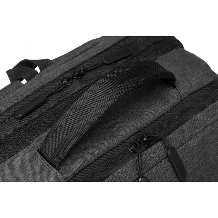 Odolný batoh na notebook Peterson s konektorom USB / rozšíriteľný