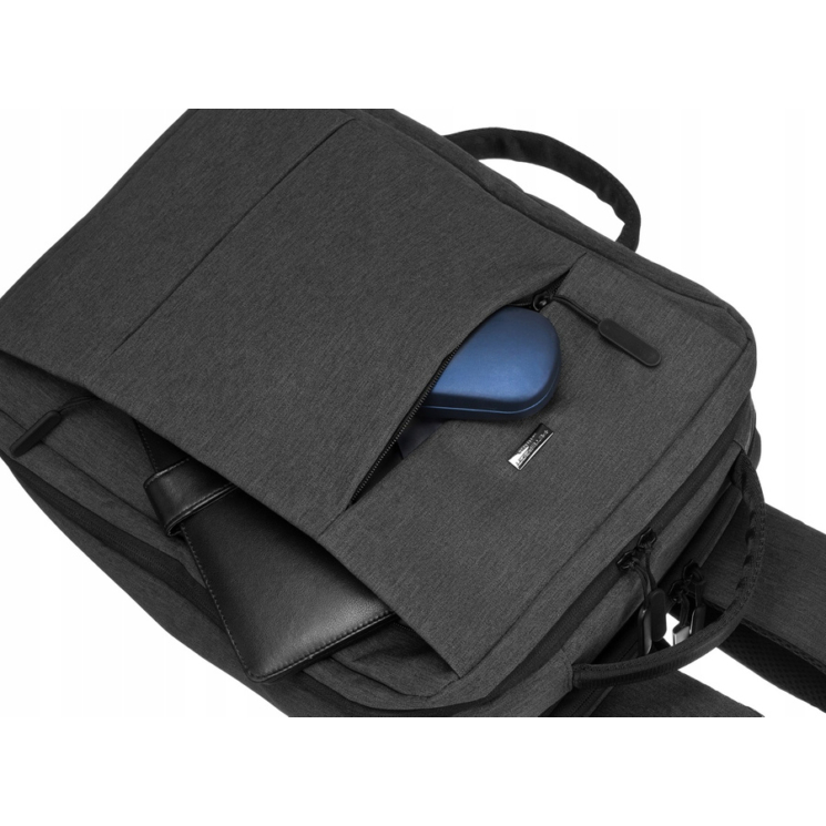 Odolný batoh na notebook Peterson s konektorom USB / rozšíriteľný