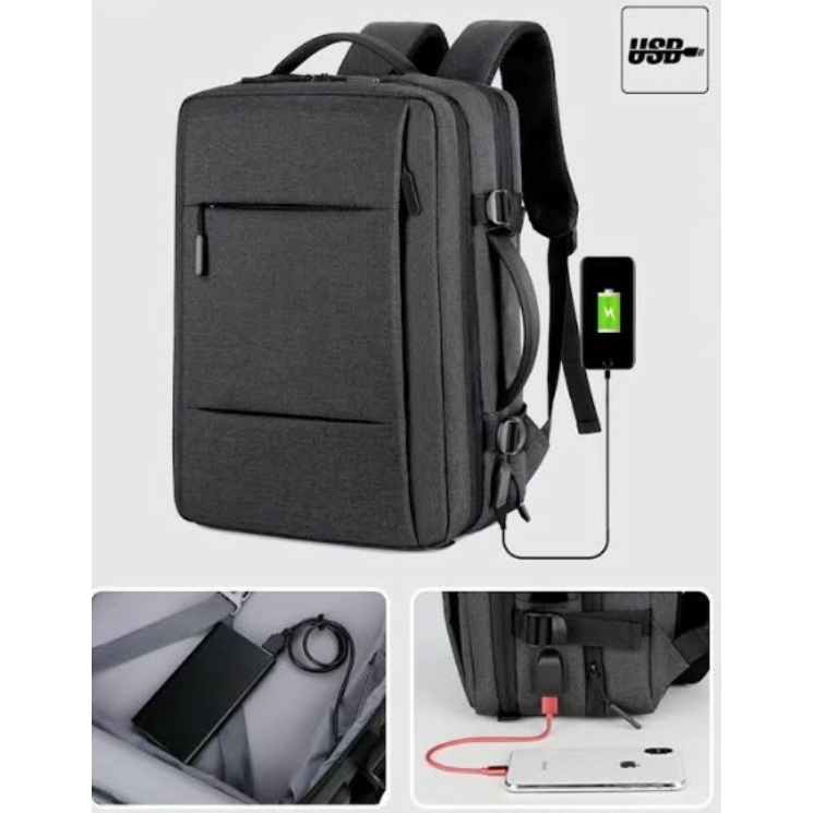 Taška na notebook veľkosti kabíny s konektorom USB / rozšíriteľná