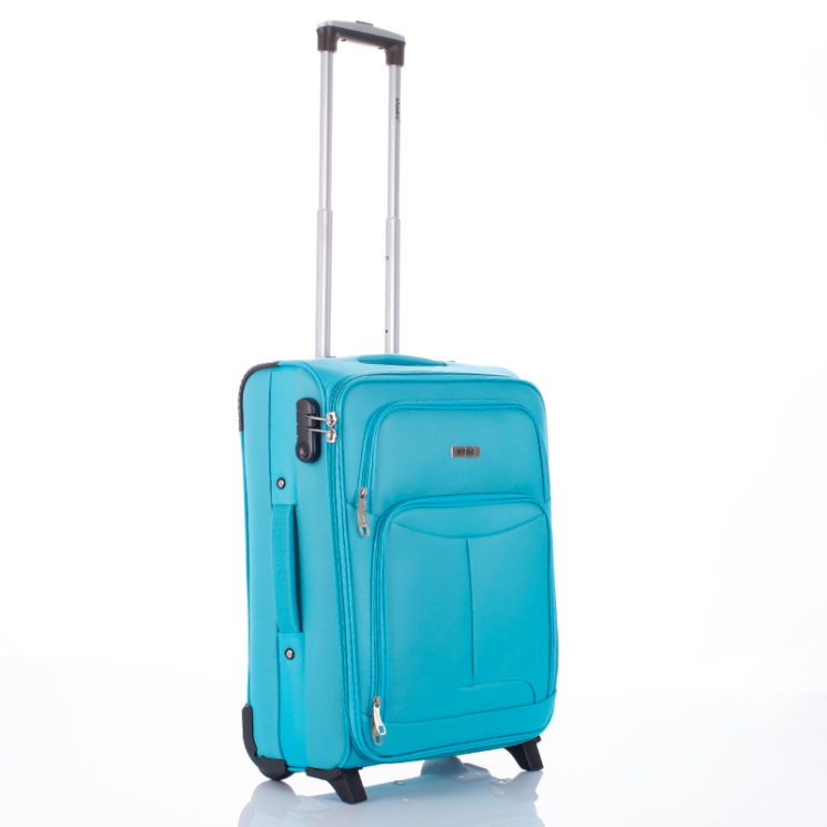 Kufrík Travelway Premium Cabin size Light Blue WIZZAIR size