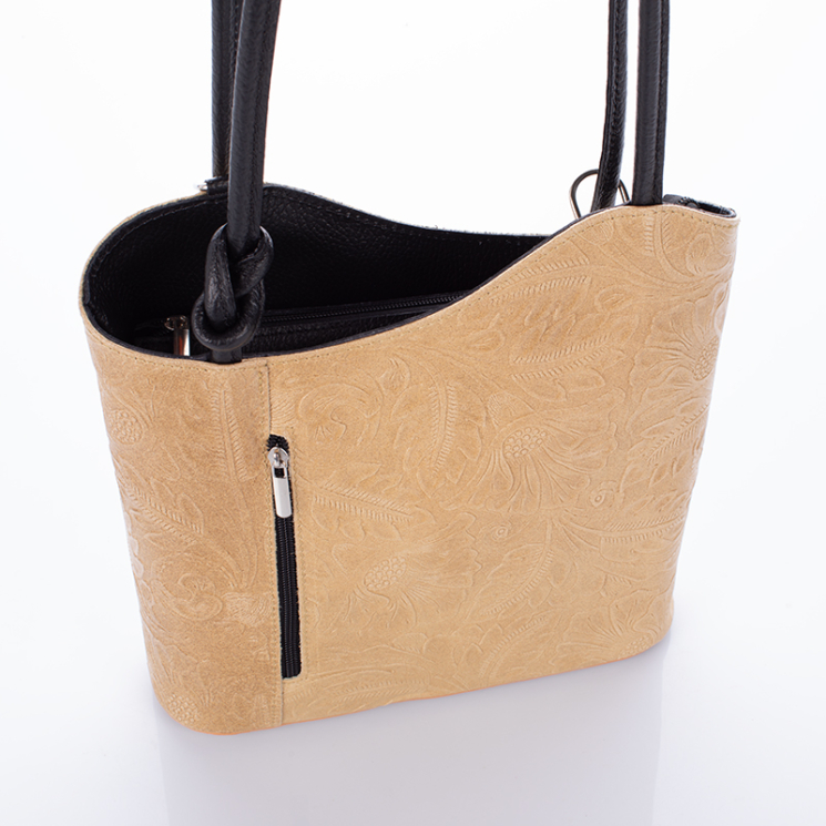FAIRY Dámska taška cez rameno z pravej kože