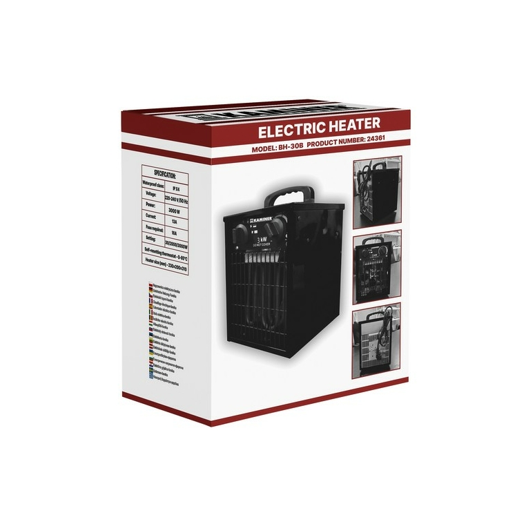 VYSOKO VÝKONNÝ ELEKTRICKÝ OHRIEVAČ S VENTILÁTOROM