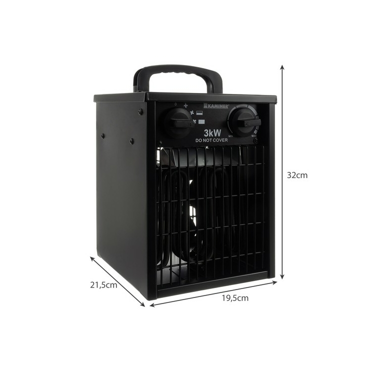 VYSOKO VÝKONNÝ ELEKTRICKÝ OHRIEVAČ S VENTILÁTOROM