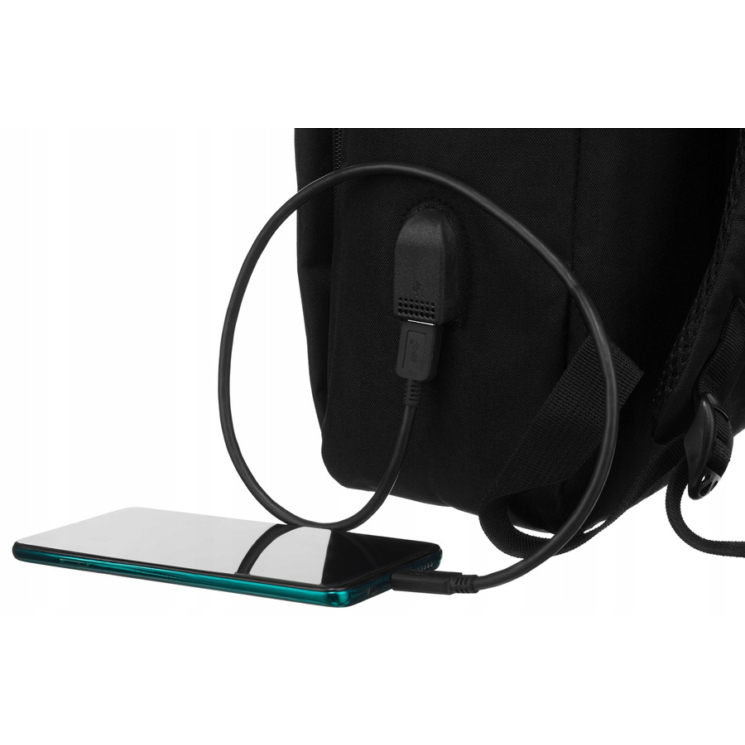 Mestský batoh na notebook s portom USB 