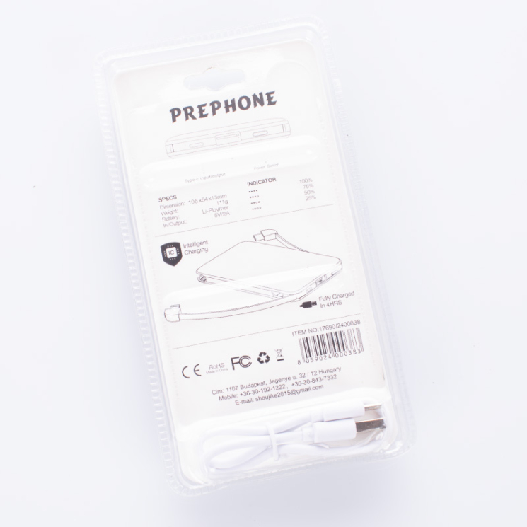 Powerbank USB-C s káblom 5000 mAh 