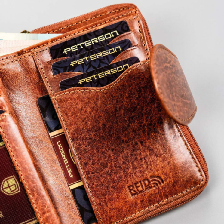 Dámska peňaženka z pravej kože s ochranou RFID