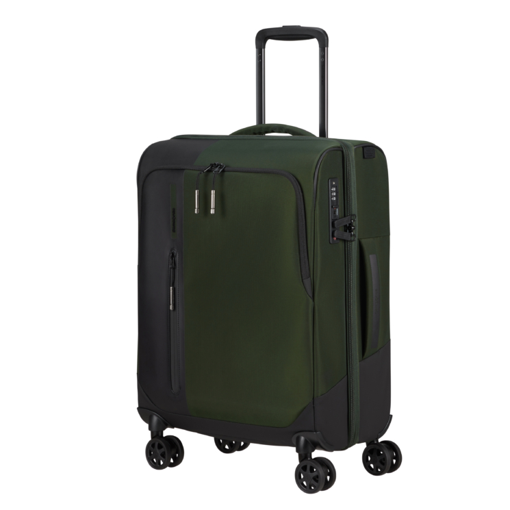 SAMSONITE BIZ2GO TRVL SPINNER 55/20 DF EXP EARTH GREEN