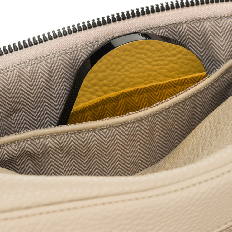 Dámska crossbody taška Peterson v béžovej farbe