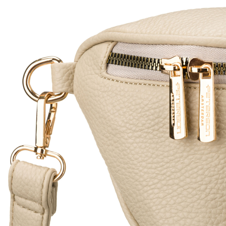 Dámska crossbody taška Peterson v béžovej farbe