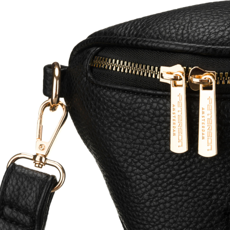 Dámska crossbody taška Peterson v čiernej farbe