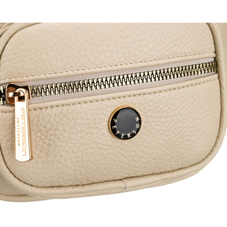 Dámska crossbody taška Peterson v béžovej farbe