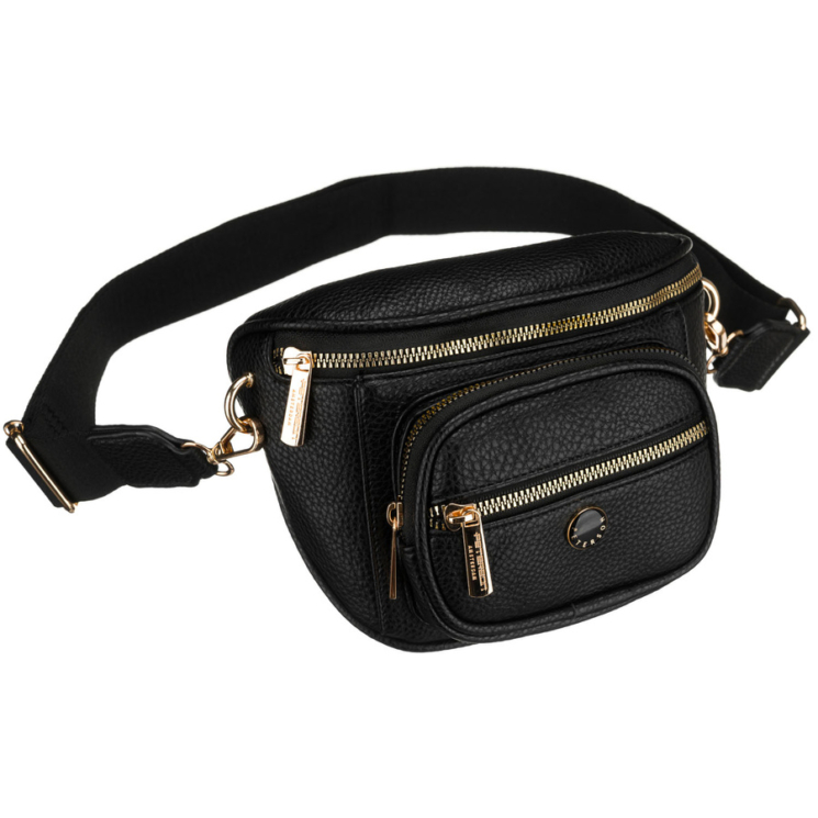 Dámska crossbody taška Peterson v čiernej farbe