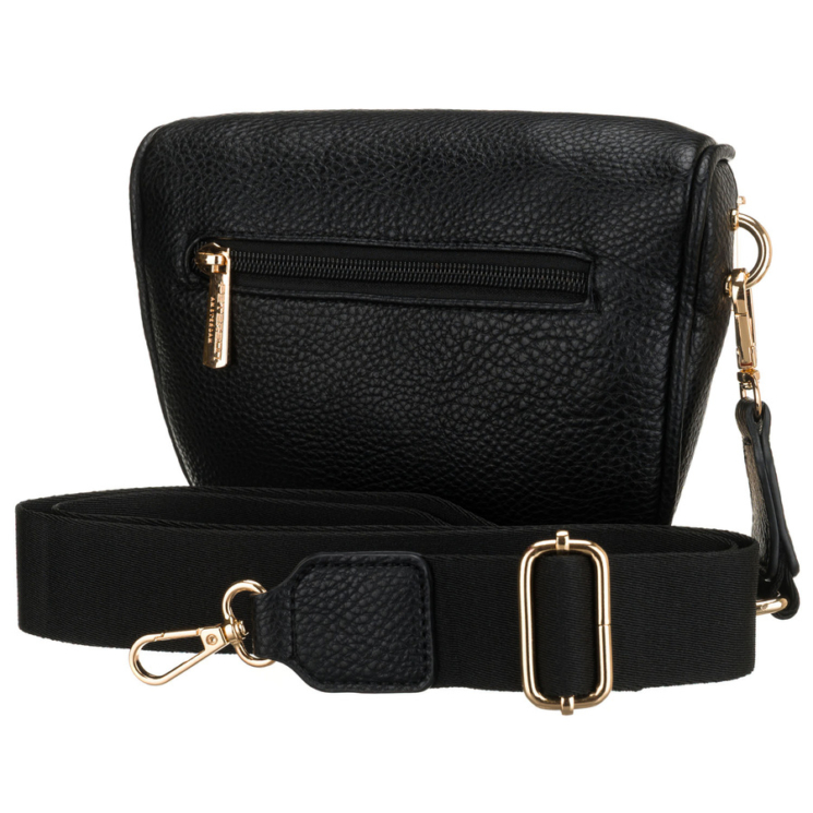 Dámska crossbody taška Peterson v čiernej farbe