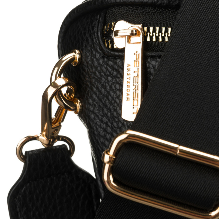 Dámska crossbody taška Peterson v čiernej farbe
