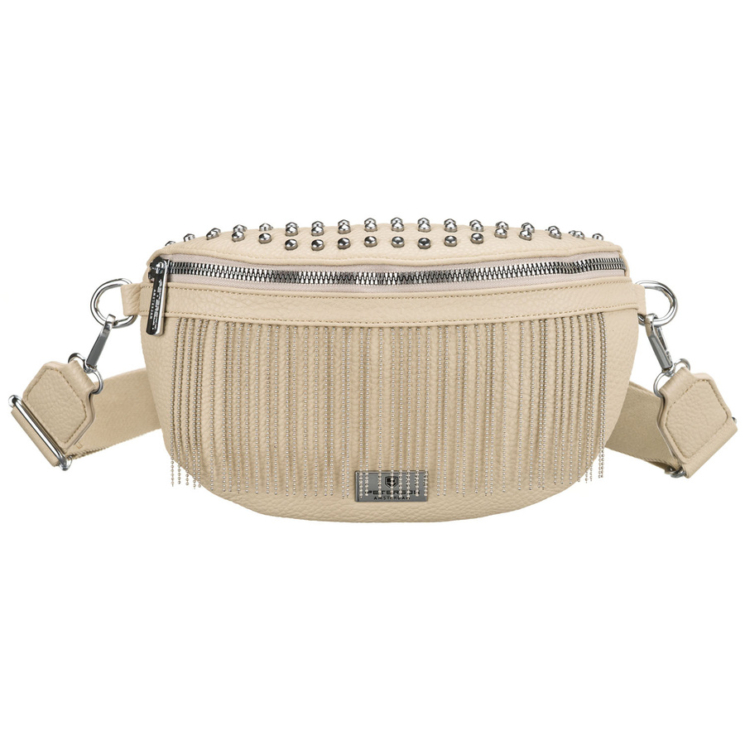Dámska crossbody taška Peterson v béžovej farbe