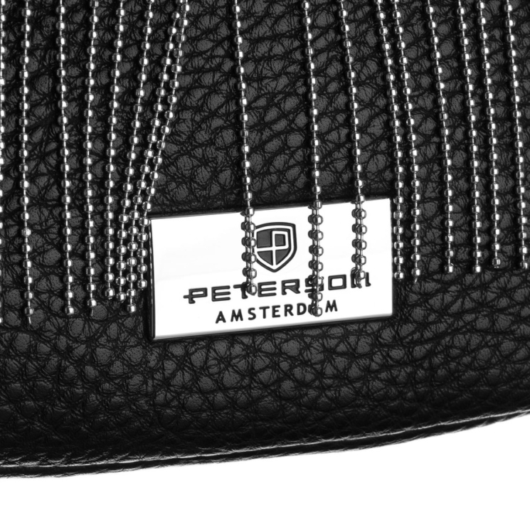 Dámska crossbody taška Peterson v čiernej farbe