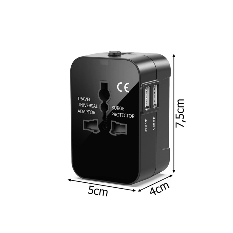 Svetový adaptér prémiovej kvality s nabíjačkou USB*
