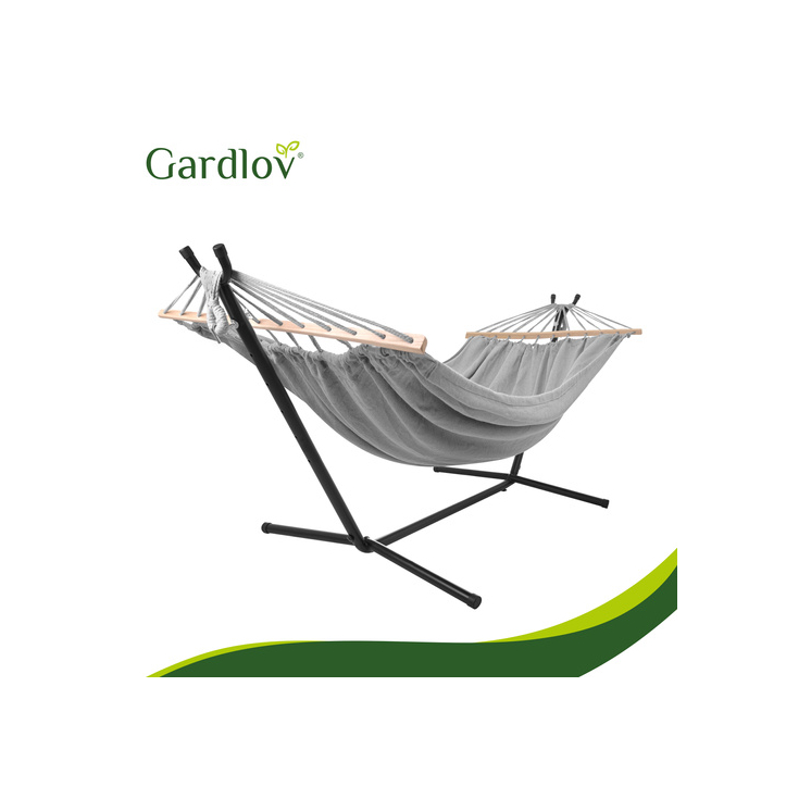Záhradná hojdacia sieť pre dvoch s rámom XXL