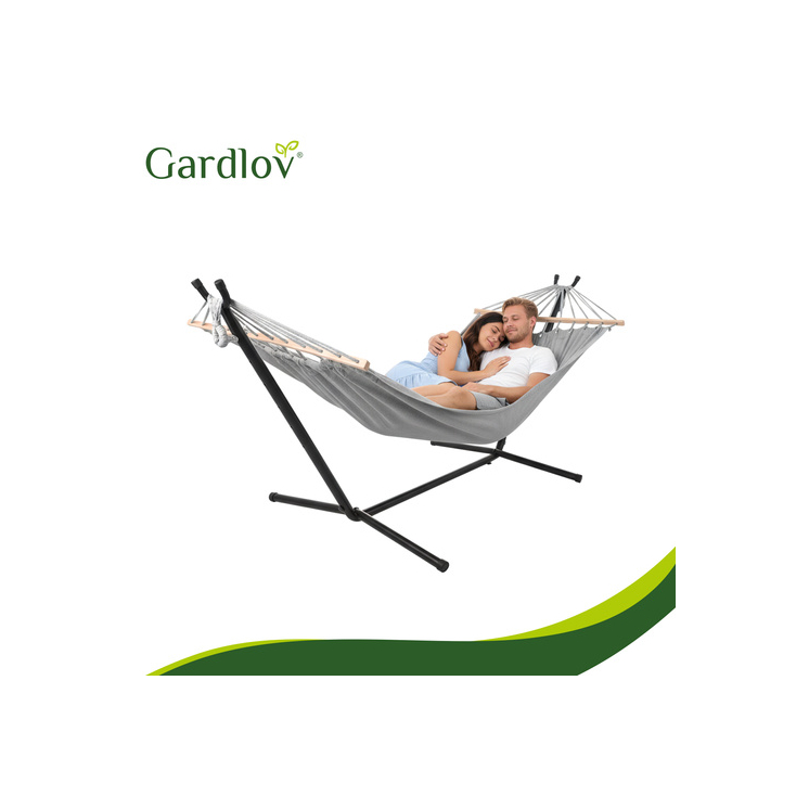 Záhradná hojdacia sieť pre dvoch s rámom XXL