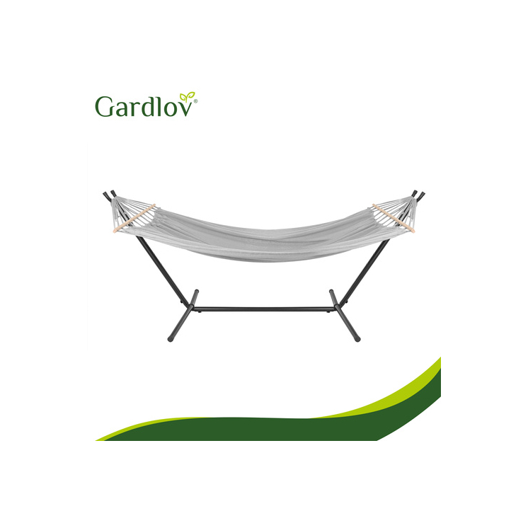 Záhradná hojdacia sieť pre dvoch s rámom XXL