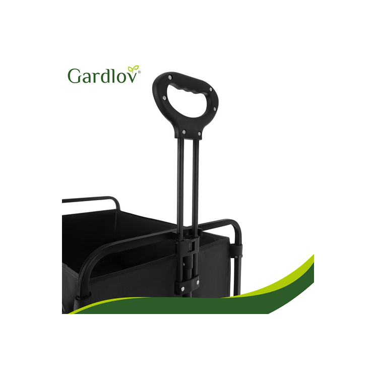Skladací záhradný vozík s nosnosťou 100 kg a objemom 90 litrov, ľahký
