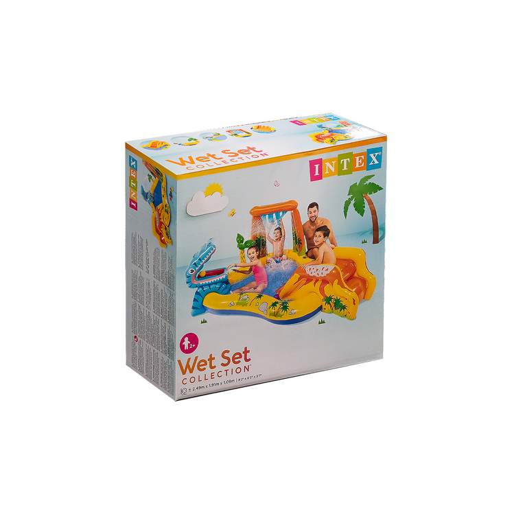Nafukovací detský bazén Intex 5 v 1 - Dino Park