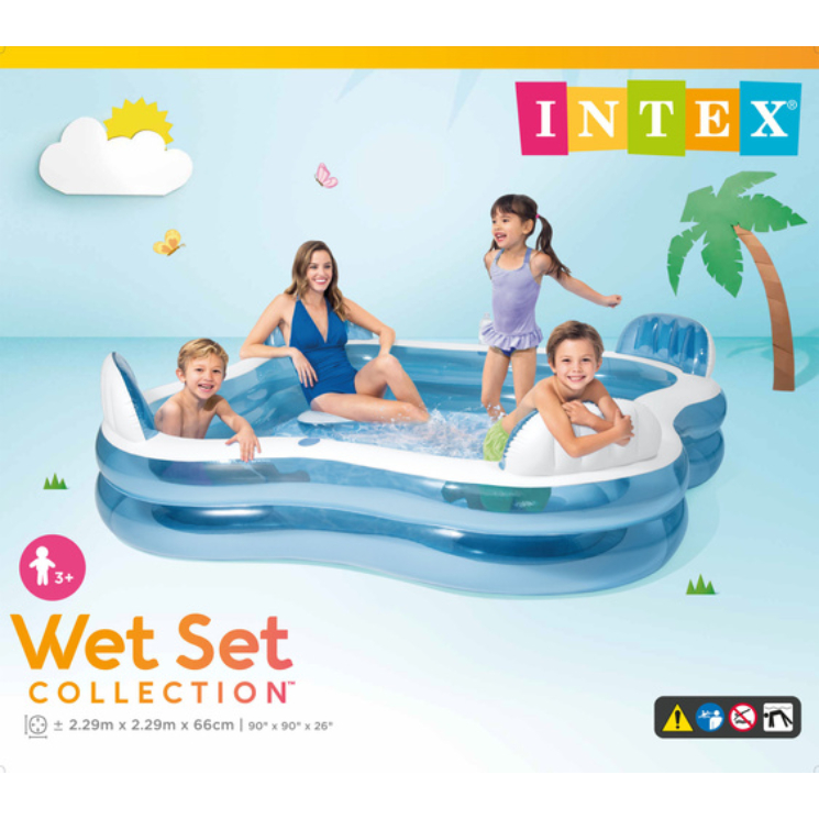 Nafukovací detský bazén Intex 5 v 1 - Dino Park