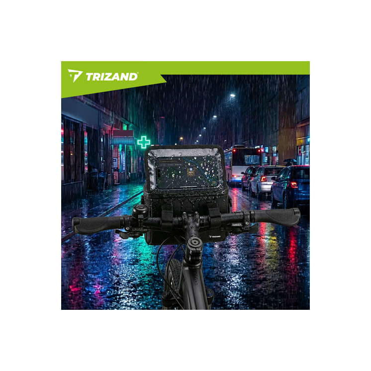 Kerékpáros táska mobiltartó