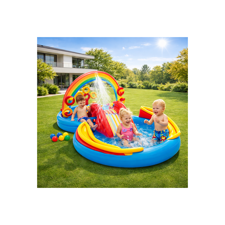 Nafukovací detský bazén Intex 5 v 1 - Dino Park