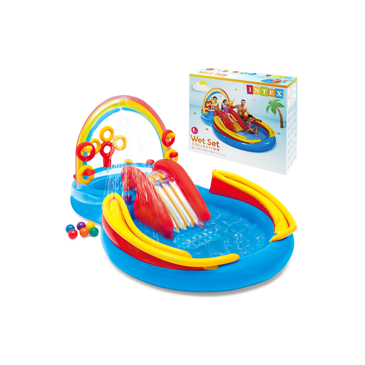 Nafukovací detský bazén Intex 5 v 1 - Dino Park