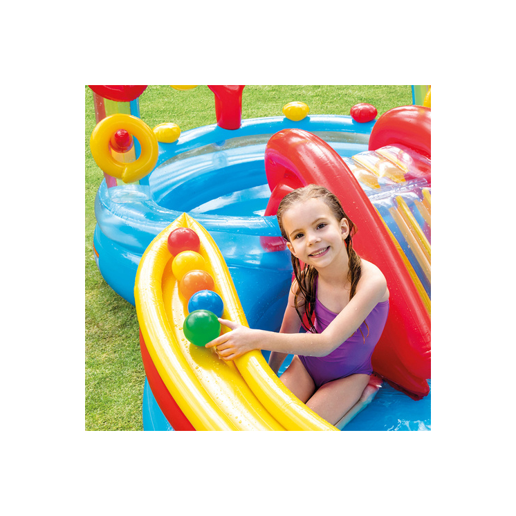 Nafukovací detský bazén Intex 5 v 1 - Dino Park