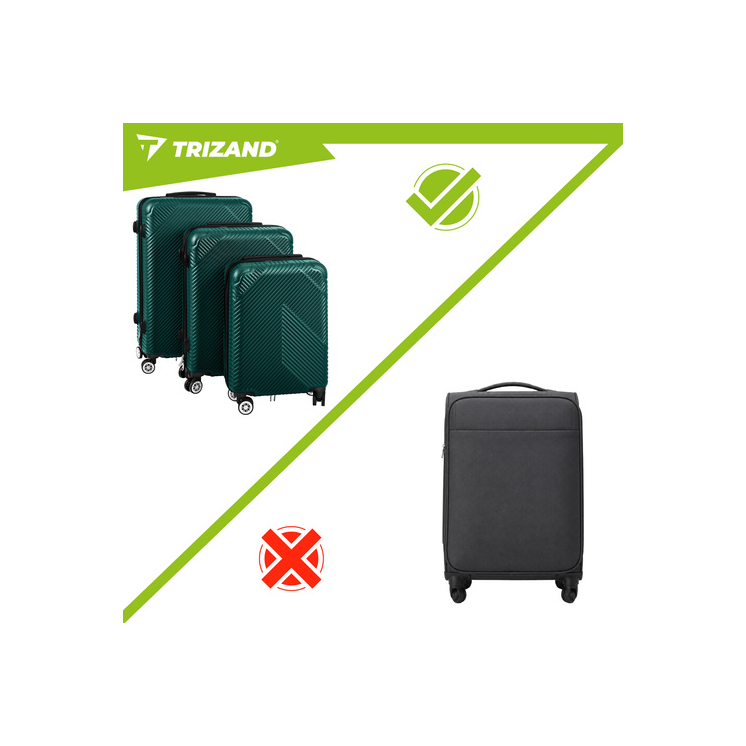 TRIZAND 3-dielna sada kufrov 