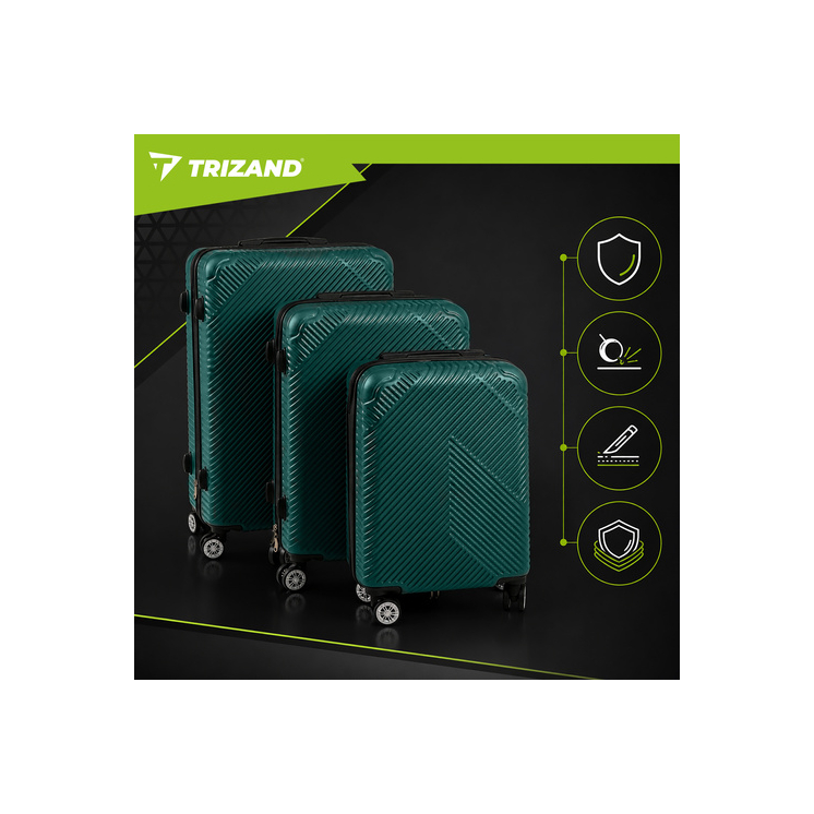 TRIZAND 3-dielna sada kufrov 