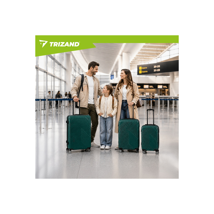 TRIZAND 3-dielna sada kufrov 