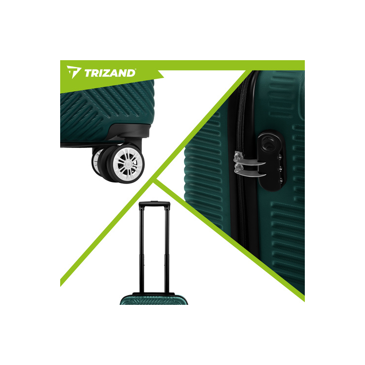 TRIZAND 3-dielna sada kufrov 