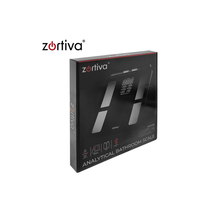 Analytická Bluetooth váha do kúpeľne Zortiva