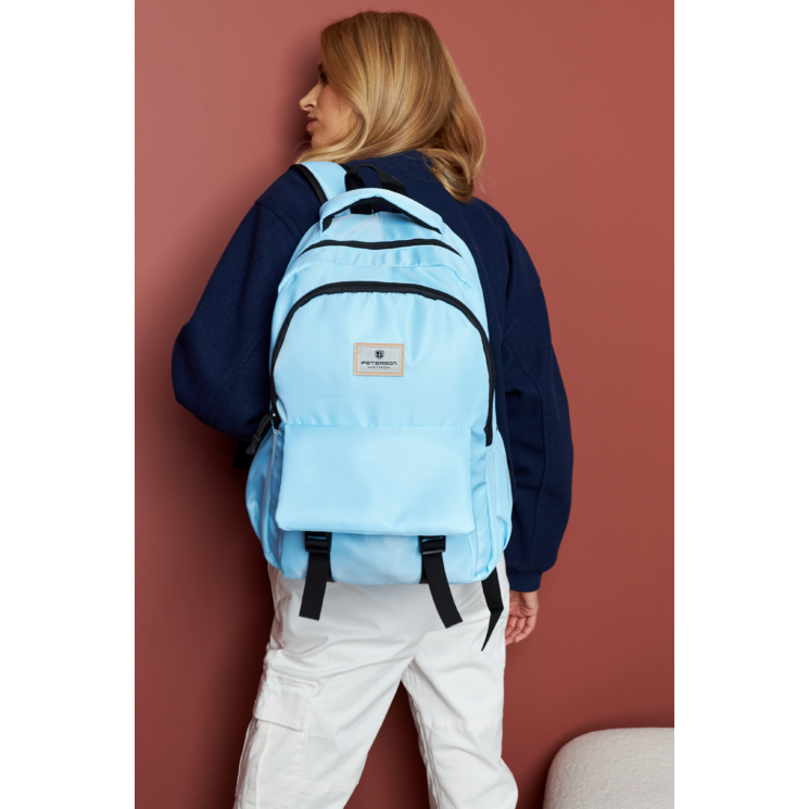 Dámsky veľký mestský batoh Light Blue