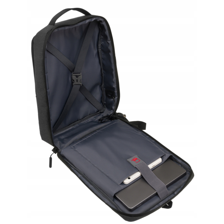 Cestovný batoh na notebook a USB port - Peterson