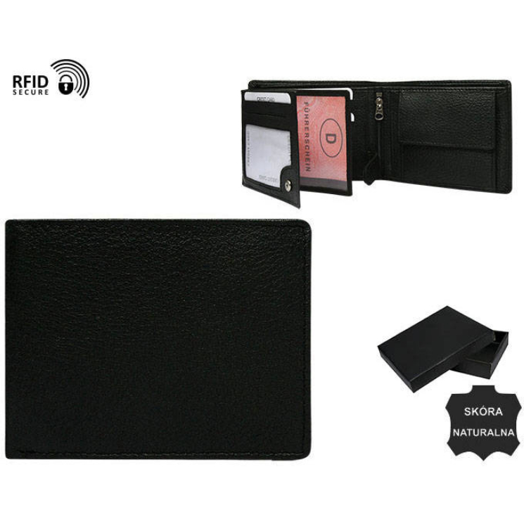 Pánska kožená peňaženka N992-SPDM-BOX