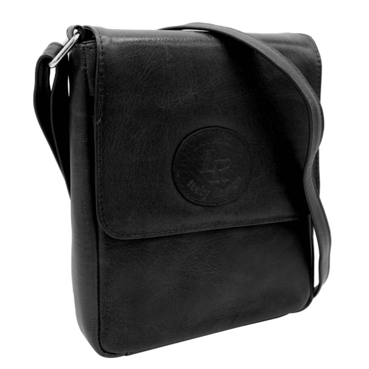 Dámska kožená kabelka LR-TSL-06-GVT BLACK