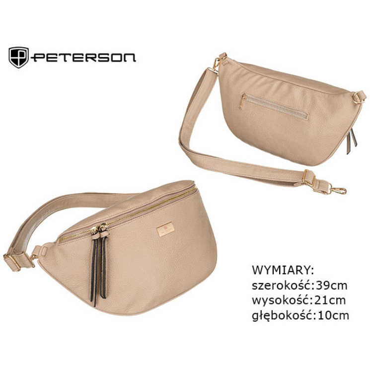 PETERSON PTN NER-ALE-1 Čierne puzdro z ekokože