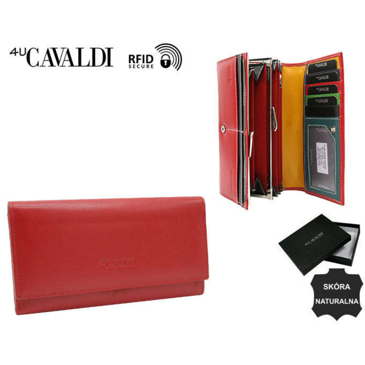 CAVALDI RD-23-GCL RFID D 4U bőr pénztárca