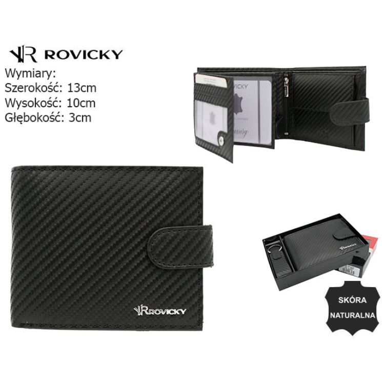 Darčeková sada peňaženka + puzdro na kľúče ROVICKY R-PK5-N992L