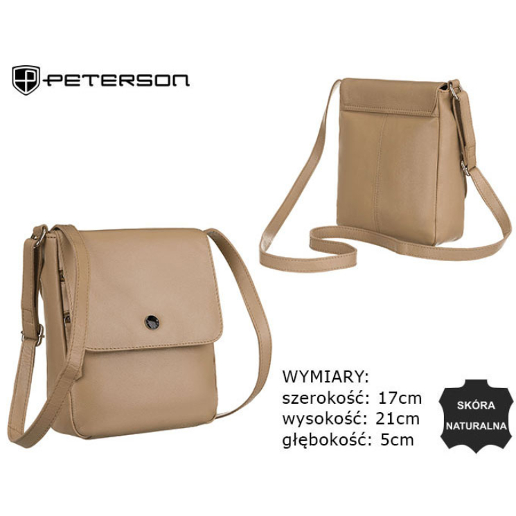 Kožená kabelka PETERSON PTN TOR-373-SNC
